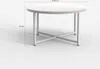 Wohnzimmertisch rund 80 cm mit Marmoreffektplatte Granato - Produktbild-Vorschau 8