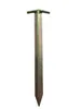 4er Set T-Profil Heringe verzinkt Eisen Erdnagel 30cm Produktbild-Vorschau 2