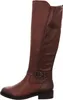 A brown leather boot is shown against a white background. Voir les images du produit