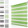 Doppelrollo 65x150 cm Grün Duo Rollo Klemmfix ohne Bohren Produktbild-Vorschau 1