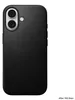 Custodia Nomad Modern in pelle, nera - iPhone 17 Anteprima dell’immagine prodotto 3