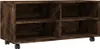 vidaXL TV-Schrank mit Rollen Räuchereiche 90x35x35 cm Produktbild-Vorschau 1