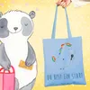 Mr. & Mrs. Panda Jutebeutel Einhorn Sänger - Sky Blue - Produktbild-Vorschau 2