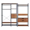 Two modular wardrobe units side-by-side against a white background. Náhled obrázku produktu