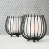 Boltze Windlicht Laval (2-tlg, schwarz, Glas, Eisen, 12cm Náhled obrázku produktu 3