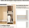 Kleiner Schreibtisch mit 2 Fächern Computertisch Bürotisch Produktbild-Vorschau 4