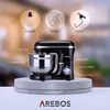 Kuchyňský robot AREBOS 1500W s 6l míchací mísou z nerezové Náhled obrázku produktu 8