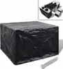 vidaXL Obal na záhradný nábytok 8 očiek 113x113x73 cm Náhľad obrázku produktu 2
