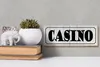 Holzschild Spruch 27x10cm Casino Spiele Spielbank Produktbild-Vorschau 5