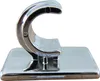 A single chrome-plated curtain rod bracket is shown against a white background. Anteprima dell’immagine prodotto
