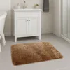 Badematte 40x60 cm Braun – Weicher & glänzender Produktbild-Vorschau 7