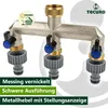tecuro 3-Wege Verteilerstück 3/4 Zoll (DN 15) mit Produktbild-Vorschau 2