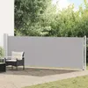 vidaXL Výsuvná boční markýza 140x600 cm šedá Náhled obrázku produktu 2