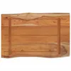 Table d'appoint 60x40x2,5 cm bois massif acacia bord Voir les images du produit 4