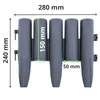 KRUMAD Rasenkante Kunststoff Holzoptik 10 Stück Set 2,8 Produktbild-Vorschau 14