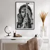 Gerahmtes Poster - Schwarzer Rahmen - Frau ethnisch Schmuck Produktbild-Vorschau 6