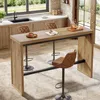 Tribesigns Bartisch, 140 cm Stehtisch mit Metallfußstütze, Produktbild-Vorschau 12
