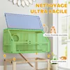 Sweiko Hamsterkäfig aus Holz 3 Etagen Nagarium Nagerkäfig Produktbild-Vorschau 8
