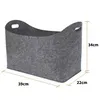 2 Stück Kaminholztasche aus Filz Holzkorb Kaminholzkorb Produktbild-Vorschau 2