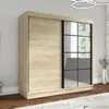 Taviro 200 cm Sonoma, 2-türiger Kleiderschrank mit Spiegel, Produktbild-Vorschau 2