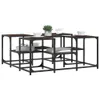 Couchtisch Braun Eichen-Optik 91x91x40 cm Holzwerkstoff Produktbild-Vorschau 4