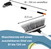2er Set Autowaschbürste Teleskop Stiel Waschbürste Auto Produktbild-Vorschau 2