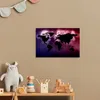 MuchoWow® Poster Weltkarte - Schwarz - Rosa 30x20 cm - Produktbild-Vorschau 6