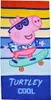 badetuch Peppa Pig junior 70 x 140 cm Baumwolle rosa Produktbild-Vorschau 1