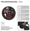 Verlängerungskabel 25 m / 1 Steckdose / schwarz / Gummi-Neopren / 250 V / 2,5 mm2 Podgląd zdjęcia produktu