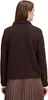 A woman wearing a brown cardigan and skirt, viewed from the back. Produktbild-Vorschau