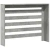 vidaXL Rivestimento per radiatori grigio cemento 104x20x82 Anteprima dell’immagine prodotto 4
