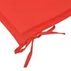 vidaXL Coussin pour banc de jardin rouge 150x50x3 cm tissu Voir les images du produit 16