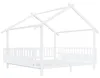 Metallbett 140x200 cm in Hausform Kinderbett Weiß – Produktbild-Vorschau 10