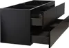 Meuble de salle de bain Angela 140cm - Noir Mat - Armoire Voir les images du produit 4