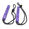 Two purple wrist straps with black lanyards are shown on a white background. Produktbild-Vorschau