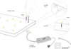 Bausatz Pixlum FOAM LED Sternenhimmel (240 cm x 260 cm) mit Produktbild-Vorschau 5
