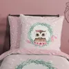 Duvet cover Good Morning 135x200 + 1* 80x80 cm - owl and Produktbild-Vorschau 6