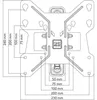 One For All Smart Line WM 2251, 109,2 cm (43"), 75 x 75 mm, Produktbild-Vorschau 3