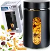 Récipient en verre pour produits en vrac avec bouchon à vis Voir les images du produit 7