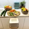 Küchenabfalleimer 5 Liter weiß, recycelt, für Mülltrennung, Produktbild-Vorschau 3