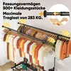 HOKEEPER Schwerlast Kleiderständer auf Rollen, Doppelter Produktbild-Vorschau 3