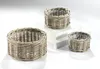 Kobolo Pflanzschale Pflanzset rund Rattan grau Set 3 | Produktbild-Vorschau 3