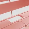 Anti-UV-behandeltes Gartensofa aus Stahl Rosa - Oviala Produktbild-Vorschau 4