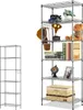 6 étages d'étagères de cuisine en métal, 54x29x160cm Voir les images du produit 1