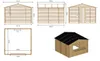Chiosco per mercatini 9.42 m2 - 3.11x3.03 m - 19 mm Anteprima dell’immagine prodotto 4