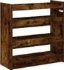 vidaXL Portascarpe in rovere affumicato 60x25x62 cm Anteprima dell’immagine prodotto 6