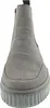 A front view of a gray Chelsea boot with a thick, ribbed sole. Produktbild-Vorschau