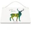 Mr. & Mrs. Panda Schild Hirsch I love the woods DIN A5 - Produktbild-Vorschau 2