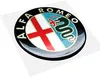 Samolepka Alfa Romeo 3D, oficiálne staré logo, priemer 45 Náhľad obrázku produktu 2