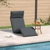 vidaXL Sonnenliege Klappbar Anthrazit 175x54x8,5 cm Produktbild-Vorschau 3